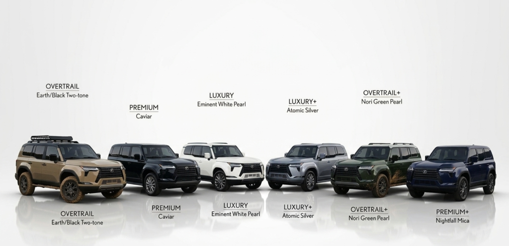 lexus gx550 trim levels